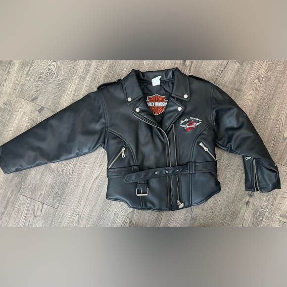 Harley-Davidson Other - Authentic Vintage Harley Davidson Rebel Rose Zip Up Jacket